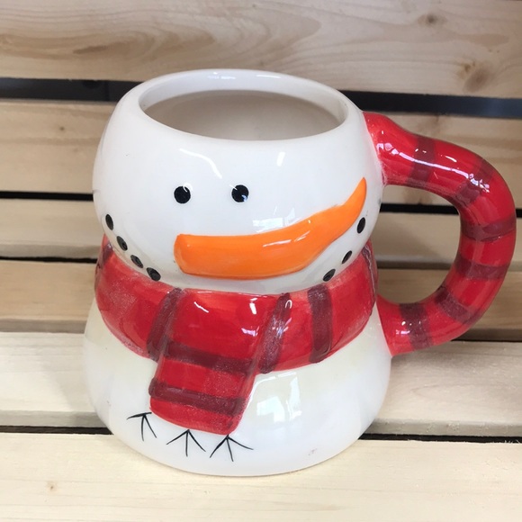 SCM Designs Ceramic Snowman Mug - Picture 1 of 6